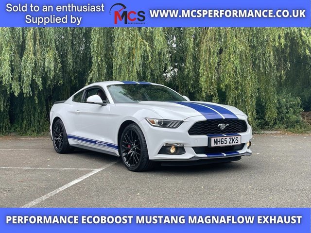 2016 65 FORD MUSTANG 2.3 ECOBOOST 2d 313 BHP MAGNAFLOW EXHAUST & UPGRADED AUDIO & CLIMATE CONTROLLED SEATS