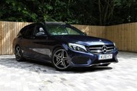 USED 2018 18 MERCEDES-BENZ C CLASS 2.1 C 250 D AMG LINE PREMIUM PLUS 5d 204 BHP PANROOF, BURMESTER, FULL LEATHERS