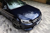 USED 2018 18 MERCEDES-BENZ C CLASS 2.1 C 250 D AMG LINE PREMIUM PLUS 5d 204 BHP PANROOF, BURMESTER, FULL LEATHERS