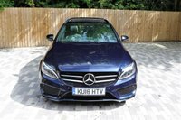 USED 2018 18 MERCEDES-BENZ C CLASS 2.1 C 250 D AMG LINE PREMIUM PLUS 5d 204 BHP PANROOF, BURMESTER, FULL LEATHERS
