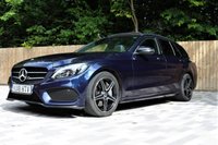 USED 2018 18 MERCEDES-BENZ C CLASS 2.1 C 250 D AMG LINE PREMIUM PLUS 5d 204 BHP PANROOF, BURMESTER, FULL LEATHERS