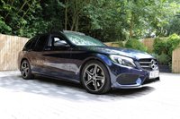 USED 2018 18 MERCEDES-BENZ C CLASS 2.1 C 250 D AMG LINE PREMIUM PLUS 5d 204 BHP PANROOF, BURMESTER, FULL LEATHERS