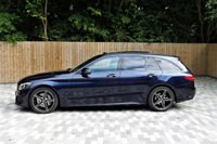 USED 2018 18 MERCEDES-BENZ C CLASS 2.1 C 250 D AMG LINE PREMIUM PLUS 5d 204 BHP PANROOF, BURMESTER, FULL LEATHERS