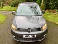 USED 2012 61 VOLKSWAGEN CADDY MAXI LIFE 1.6 C20 LIFE TDI 5d AUTO 101 BHP ONLY 23,300 MILES//AMAZING LOW MILES//CAMBELT/WATERPUMP RENEWED// FULL VW MAIN DEALER SERVICE HISTORY//12 MONTHS UNLIMITED AUTOMATIC GEARBOX WARRANTY Fantastic Low Mileage Automatic Volkswagen Caddy Maxi Life Wheelchair Access Vehicle with Five Seats, Wheelchair Ramp/ ONLY 23,300 MILES//AMAZING LOW MILES//CAMBELT/WATERPUMP RENEWED// FULL VW MAIN DEALER SERVICE HISTORY//12 MONTHS UNLIMITED AUTOMATIC GEARBOX WARRANTY