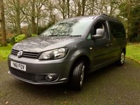 USED 2012 61 VOLKSWAGEN CADDY MAXI LIFE 1.6 C20 LIFE TDI 5d AUTO 101 BHP ONLY 23,300 MILES//AMAZING LOW MILES//CAMBELT/WATERPUMP RENEWED// FULL VW MAIN DEALER SERVICE HISTORY//12 MONTHS UNLIMITED AUTOMATIC GEARBOX WARRANTY Fantastic Low Mileage Automatic Volkswagen Caddy Maxi Life Wheelchair Access Vehicle with Five Seats, Wheelchair Ramp/ ONLY 23,300 MILES//AMAZING LOW MILES//CAMBELT/WATERPUMP RENEWED// FULL VW MAIN DEALER SERVICE HISTORY//12 MONTHS UNLIMITED AUTOMATIC GEARBOX WARRANTY