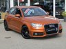 USED 2012 62 AUDI A1 1.6 SPORTBACK TDI S LINE 5d 105 BHP Finished in SAMOA ORANGE PEARL with contrasting PART LEATHER trim. This A1 Sportback is a posh small car that is comfortable, practical, fun and great to drive. If you're looking for a small, easy-to-drive car but don't want to compromise on quality, then this car is for you. Features include Zero tax, Alloys, A/C, Rear Park Sensors, B/Tooth and much more. Dealer serviced at 20609 miles, 33320 miles, 40057 miles, 54797 miles, (Cam Belt and Water Pump Replaced) 66486 miles and on arrival at 97353