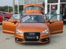 USED 2012 62 AUDI A1 1.6 SPORTBACK TDI S LINE 5d 105 BHP Finished in SAMOA ORANGE PEARL with contrasting PART LEATHER trim. This A1 Sportback is a posh small car that is comfortable, practical, fun and great to drive. If you're looking for a small, easy-to-drive car but don't want to compromise on quality, then this car is for you. Features include Zero tax, Alloys, A/C, Rear Park Sensors, B/Tooth and much more. Dealer serviced at 20609 miles, 33320 miles, 40057 miles, 54797 miles, (Cam Belt and Water Pump Replaced) 66486 miles and on arrival at 97353