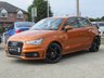 USED 2012 62 AUDI A1 1.6 SPORTBACK TDI S LINE 5d 105 BHP Finished in SAMOA ORANGE PEARL with contrasting PART LEATHER trim. This A1 Sportback is a posh small car that is comfortable, practical, fun and great to drive. If you're looking for a small, easy-to-drive car but don't want to compromise on quality, then this car is for you. Features include Zero tax, Alloys, A/C, Rear Park Sensors, B/Tooth and much more. Dealer serviced at 20609 miles, 33320 miles, 40057 miles, 54797 miles, (Cam Belt and Water Pump Replaced) 66486 miles and on arrival at 97353