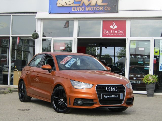 2012 62 Audi A1 1.6 SPORTBACK TDI S LINE 5d 105 BHP