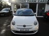 USED 2015 FIAT 500 0.9 TWINAIR LOUNGE 3d 85 BHP NEW SHAPE *FULL LEATHER + SAT NAV + 16