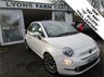 USED 2015 FIAT 500 0.9 TWINAIR LOUNGE 3d 85 BHP NEW SHAPE *FULL LEATHER + SAT NAV + 16