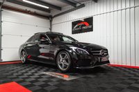 USED 2016 65 MERCEDES-BENZ C CLASS 2.1 C250 D AMG LINE PREMIUM PLUS 4d 204 BHP KEYLESS+HTD SEATS+RED LTHR