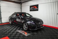 USED 2016 65 MERCEDES-BENZ C CLASS 2.1 C250 D AMG LINE PREMIUM PLUS 4d 204 BHP KEYLESS+HTD SEATS+RED LTHR