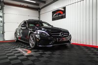 USED 2016 65 MERCEDES-BENZ C CLASS 2.1 C250 D AMG LINE PREMIUM PLUS 4d 204 BHP KEYLESS+HTD SEATS+RED LTHR