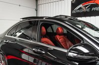 USED 2016 65 MERCEDES-BENZ C CLASS 2.1 C250 D AMG LINE PREMIUM PLUS 4d 204 BHP KEYLESS+HTD SEATS+RED LTHR
