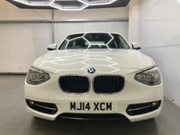 USED 2014 14 BMW 1 SERIES 2.0 116D SPORT 5d 114 BHP Low Mileage, Low Tax, Auto