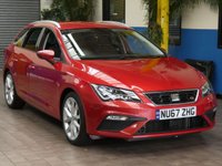 USED 2018 67 SEAT LEON 1.8 TSI FR TECHNOLOGY DSG 5d 178 BHP SAT NAV PART LEATHER INTERIOR