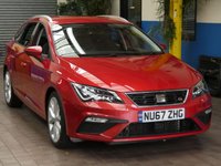 USED 2018 67 SEAT LEON 1.8 TSI FR TECHNOLOGY DSG 5d 178 BHP SAT NAV PART LEATHER INTERIOR
