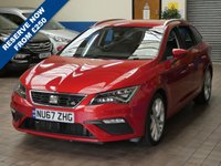 USED 2018 67 SEAT LEON 1.8 TSI FR TECHNOLOGY DSG 5d 178 BHP SAT NAV PART LEATHER INTERIOR