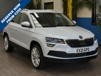 USED 2021 21 SKODA KAROQ 1.5 SE L TSI DSG 5d 148 BHP SAT NAV PART LEATHER HEATED SKODA WARRANTY TILL 2024