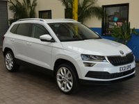 USED 2021 21 SKODA KAROQ 1.5 SE L TSI DSG 5d 148 BHP SAT NAV PART LEATHER HEATED SKODA WARRANTY TILL 2024