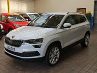 USED 2021 21 SKODA KAROQ 1.5 SE L TSI DSG 5d 148 BHP SAT NAV PART LEATHER HEATED SKODA WARRANTY TILL 2024