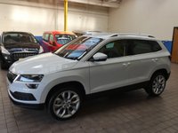 USED 2021 21 SKODA KAROQ 1.5 SE L TSI DSG 5d 148 BHP SAT NAV PART LEATHER HEATED SKODA WARRANTY TILL 2024