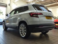 USED 2021 21 SKODA KAROQ 1.5 SE L TSI DSG 5d 148 BHP SAT NAV PART LEATHER HEATED SKODA WARRANTY TILL 2024