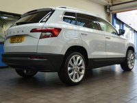 USED 2021 21 SKODA KAROQ 1.5 SE L TSI DSG 5d 148 BHP SAT NAV PART LEATHER HEATED SKODA WARRANTY TILL 2024