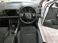 USED 2021 21 SKODA KAROQ 1.5 SE L TSI DSG 5d 148 BHP SAT NAV PART LEATHER HEATED SKODA WARRANTY TILL 2024