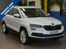 USED 2021 21 SKODA KAROQ 1.5 SE L TSI DSG 5d 148 BHP SAT NAV PART LEATHER HEATED SKODA WARRANTY TILL 2024
