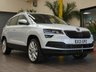 USED 2021 21 SKODA KAROQ 1.5 SE L TSI DSG 5d 148 BHP SAT NAV PART LEATHER HEATED SKODA WARRANTY TILL 2024