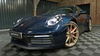 USED 2020 20 PORSCHE 911 3.0 CARRERA S PDK 2d 444 BHP BEAUTIFUL IN MIDNIGHT BLUE WITH AURUM GOLD WHEELS, CHRONO, SUNROOF - STUNNING!!