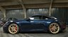 USED 2020 20 PORSCHE 911 3.0 CARRERA S PDK 2d 444 BHP BEAUTIFUL IN MIDNIGHT BLUE WITH AURUM GOLD WHEELS, CHRONO, SUNROOF - STUNNING!!