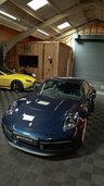 USED 2020 20 PORSCHE 911 3.0 CARRERA S PDK 2d 444 BHP BEAUTIFUL IN MIDNIGHT BLUE WITH AURUM GOLD WHEELS, CHRONO, SUNROOF - STUNNING!!