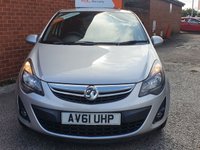USED 2012 61 VAUXHALL CORSA 1.4 SXI AC 3d 98 BHP 