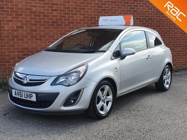 2012 61 Vauxhall Corsa 1.4 SXI AC 3d 98 BHP