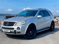USED 2008 S MERCEDES-BENZ M-CLASS 6.2 ML63 AMG 4MATIC 5d 503 BHP Stage 1 remap 600bhp, sunroof