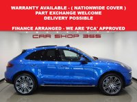USED 2015 65 PORSCHE MACAN 3.0 TD V6 (258 BHP) S PDK AUTO 4WD (S/S) + PAN ROOF + E/M/HEATED TURBO LEATHERS + CRUISE + MEDIA + OFF ROAD SETTING + SPORTS EXHAUST + XENON-LED  + R/CAMERA + PARK + TINTS + 21