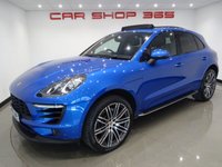 USED 2015 65 PORSCHE MACAN 3.0 TD V6 (258 BHP) S PDK AUTO 4WD (S/S) + PAN ROOF + E/M/HEATED TURBO LEATHERS + CRUISE + MEDIA + OFF ROAD SETTING + SPORTS EXHAUST + XENON-LED  + R/CAMERA + PARK + TINTS + 21