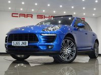 USED 2015 65 PORSCHE MACAN 3.0 TD V6 (258 BHP) S PDK AUTO 4WD (S/S) + PAN ROOF + E/M/HEATED TURBO LEATHERS + CRUISE + MEDIA + OFF ROAD SETTING + SPORTS EXHAUST + XENON-LED  + R/CAMERA + PARK + TINTS + 21