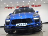 USED 2015 65 PORSCHE MACAN 3.0 TD V6 (258 BHP) S PDK AUTO 4WD (S/S) + PAN ROOF + E/M/HEATED TURBO LEATHERS + CRUISE + MEDIA + OFF ROAD SETTING + SPORTS EXHAUST + XENON-LED  + R/CAMERA + PARK + TINTS + 21