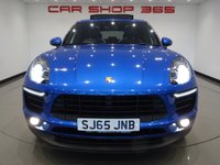 USED 2015 65 PORSCHE MACAN 3.0 TD V6 (258 BHP) S PDK AUTO 4WD (S/S) + PAN ROOF + E/M/HEATED TURBO LEATHERS + CRUISE + MEDIA + OFF ROAD SETTING + SPORTS EXHAUST + XENON-LED  + R/CAMERA + PARK + TINTS + 21