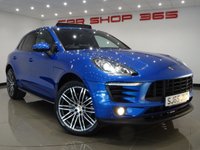 USED 2015 65 PORSCHE MACAN 3.0 TD V6 (258 BHP) S PDK AUTO 4WD (S/S) + PAN ROOF + E/M/HEATED TURBO LEATHERS + CRUISE + MEDIA + OFF ROAD SETTING + SPORTS EXHAUST + XENON-LED  + R/CAMERA + PARK + TINTS + 21