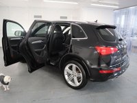 USED 2014 64 AUDI Q5 2.0 TDI QUATTRO S LINE PLUS 5d 175 BHP IN BLACK WITH REAR PRIVACY GLASS AND BLACK INTERIOUR THIS AUDI LOOKS STUNNING