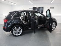 USED 2014 64 AUDI Q5 2.0 TDI QUATTRO S LINE PLUS 5d 175 BHP IN BLACK WITH REAR PRIVACY GLASS AND BLACK INTERIOUR THIS AUDI LOOKS STUNNING