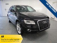 USED 2014 64 AUDI Q5 2.0 TDI QUATTRO S LINE PLUS 5d 175 BHP IN BLACK WITH REAR PRIVACY GLASS AND BLACK INTERIOUR THIS AUDI LOOKS STUNNING