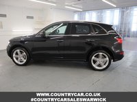 USED 2014 64 AUDI Q5 2.0 TDI QUATTRO S LINE PLUS 5d 175 BHP IN BLACK WITH REAR PRIVACY GLASS AND BLACK INTERIOUR THIS AUDI LOOKS STUNNING