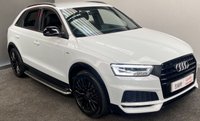 USED 2018 68 AUDI Q3 2.0 TDI BLACK EDITION 5d 148 BHP SAT NAV, SIDE STEPS,PARK WITH CAMERA ,POWER TAILGATE,BOSE SOUND HEATED SEATS AND MORE