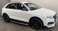 USED 2018 68 AUDI Q3 2.0 TDI BLACK EDITION 5d 148 BHP SAT NAV, SIDE STEPS,PARK WITH CAMERA ,POWER TAILGATE,BOSE SOUND HEATED SEATS AND MORE